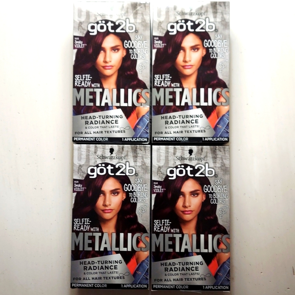 Schwarzkopf got2b Metallic Smoky Violet Hair Color Bundle